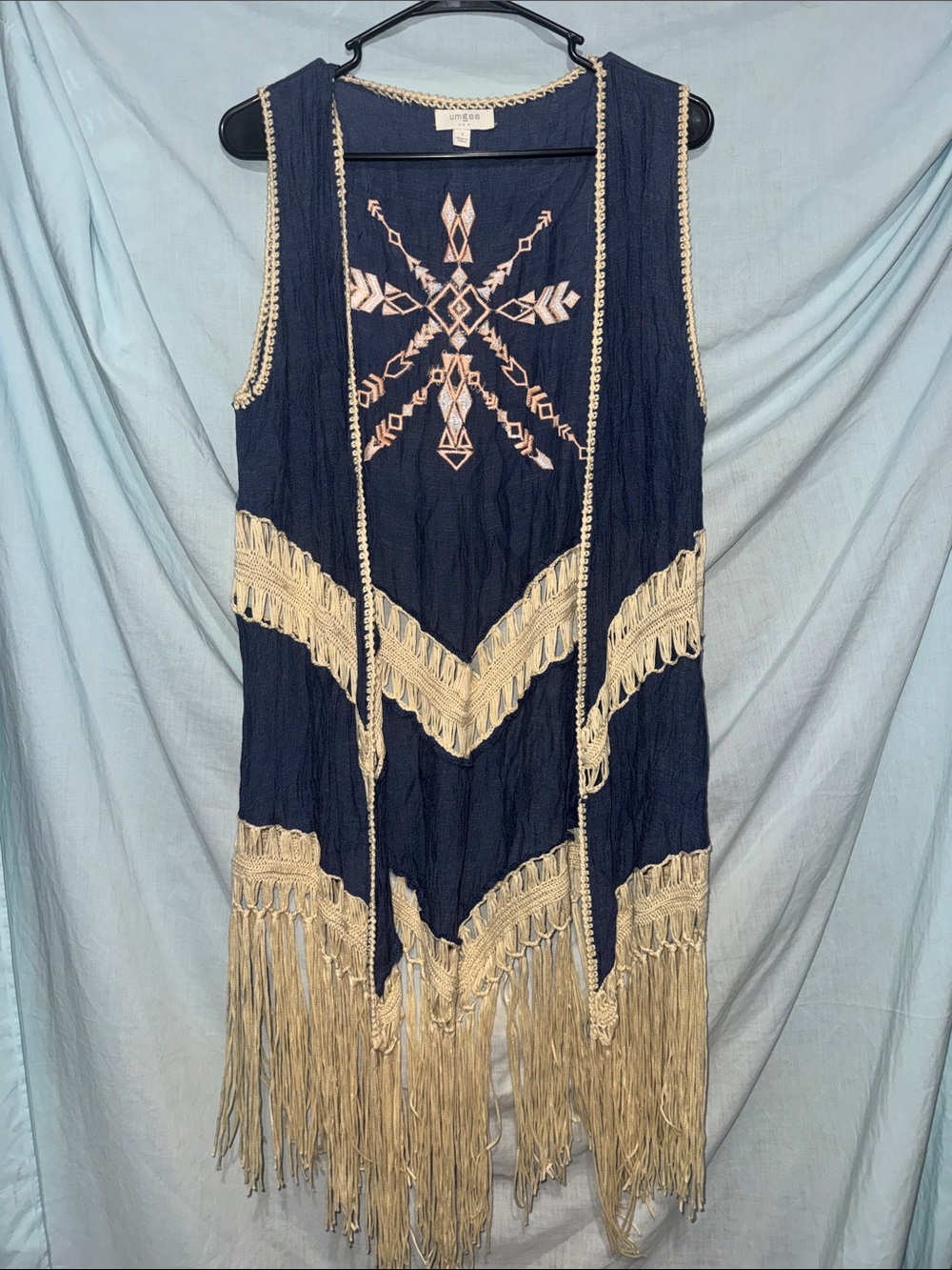 Umgee Boho Fringe Layering Tunic